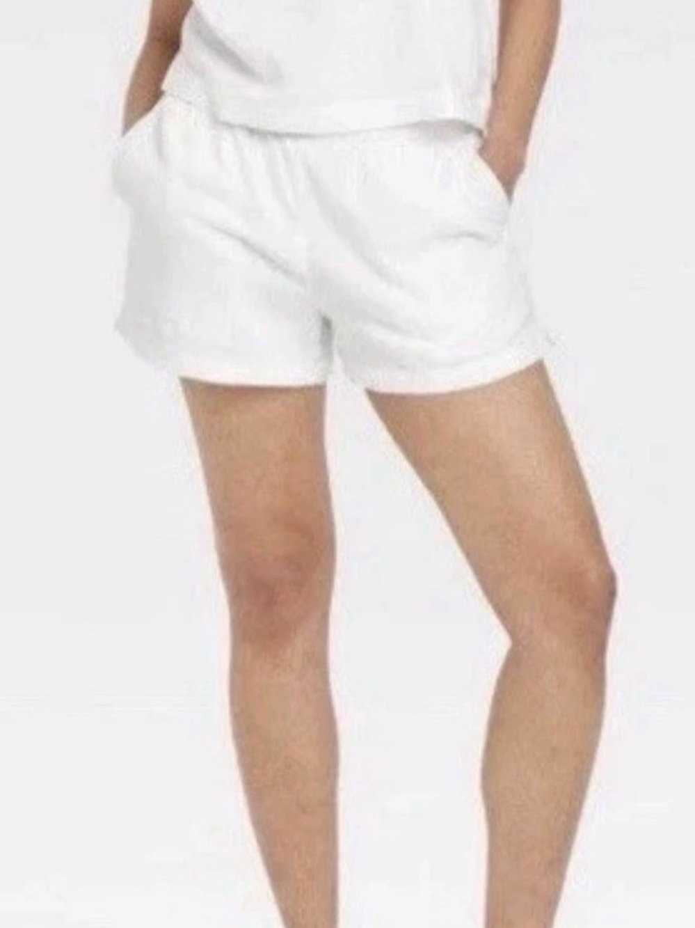 a new day White Linen Shorts